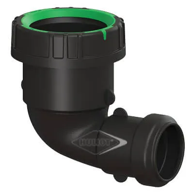 [40144] ברך 90° לסיפון (הברגה חד"צ) - 32/40