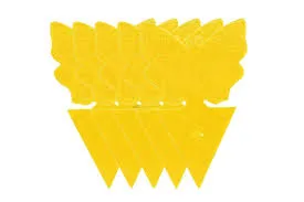 [516040022] מלכודת זבובונים מדבקה צהובה - 10 יח'