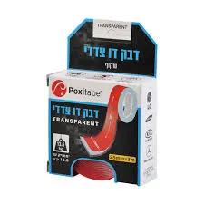[375020000] דבק Poxitape דו"צ חזק במיוחד - שקוף