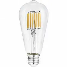 [130640000] נורת אגסי פחם לד אגסי E27 (מ.א) - 8W (העתק)