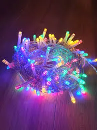 [510410315] קיט שרשרת לד עם בית סוללות (מ.א) -צבעוני RGB