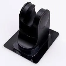 [267359] מתלה מתכוונן בהדבקה - שחור