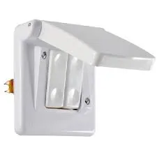 [805504200] מפסק כפול מוגן מים - תה"ט