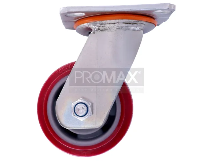 [101842] גלגל אדום מיוחד פלטה מחוזקת - 4 אינץ