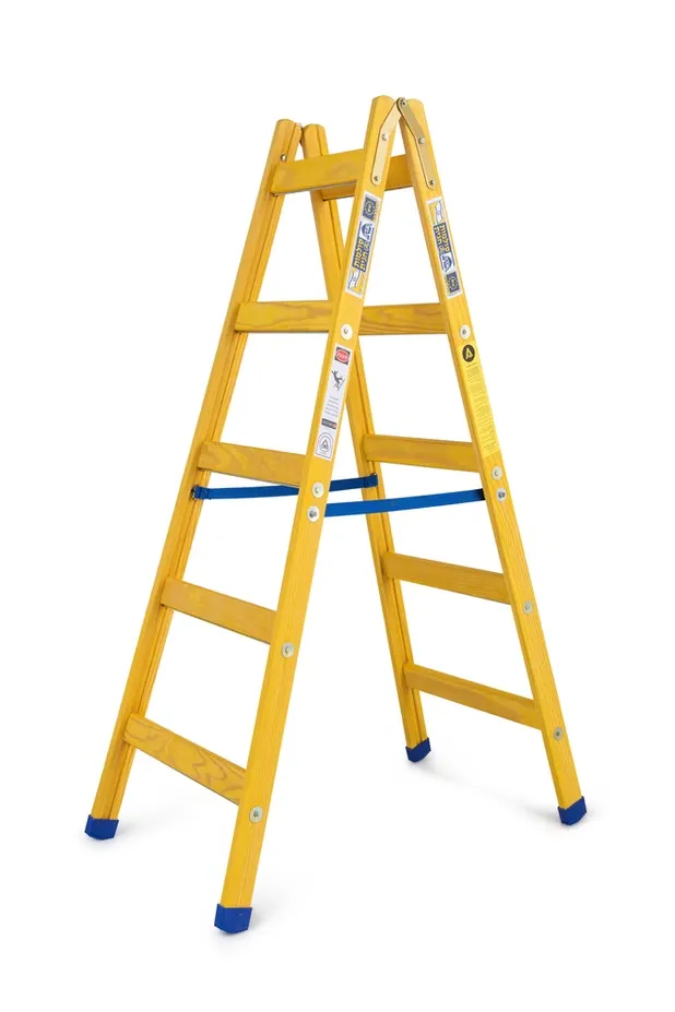 [100108] סולם עץ תקני חגית - 8 שלבים