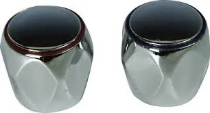 [066390] זוג ידיות מתכת - עגול