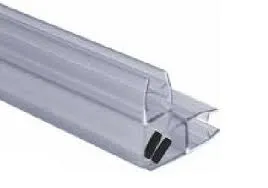 [282206] זוג פסי אטימה לדלתות מקלחון זויתי 2.20 מ' שקוף - 6 מ"מ