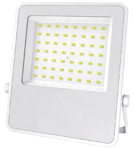 פנס הצפה אלומיניום גוף לבן - 100W