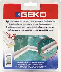 [60964] סרט איטום לאמבטיה ולמקלחת - 2.4 מטר 40 מ"מ רוחב