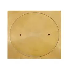 [20226] מכסה מרובע מונח - נחושת 4"