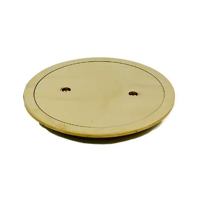 [20176] מכסה עגול הברגה - נחושת 4"