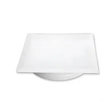 [041231] מכסה  פלסטיק - לבן 4"