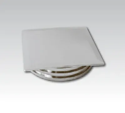 [059581] מכסה  פלסטיק - ניקל 4"